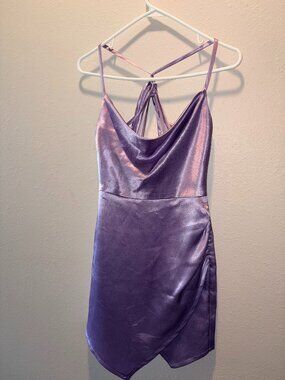 Xtraordinary Silky Dress w/ Cowl Neck - Size 3